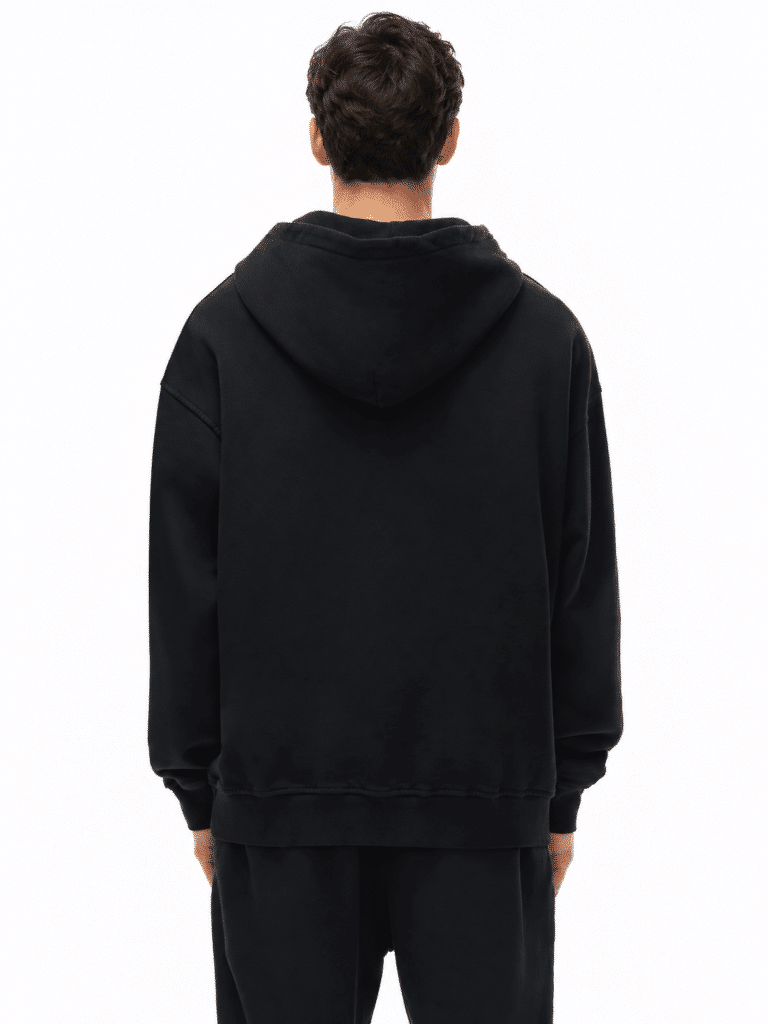 Drift Washed Cotton Oversized Hoodie – 340 GSM